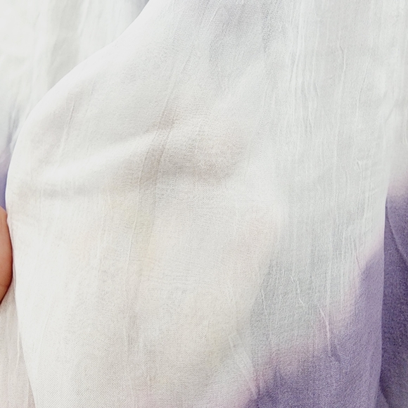 Soft Surroundings Tie Dye Silk Sequined Strap Maxi Dress - Picture 6 of 9